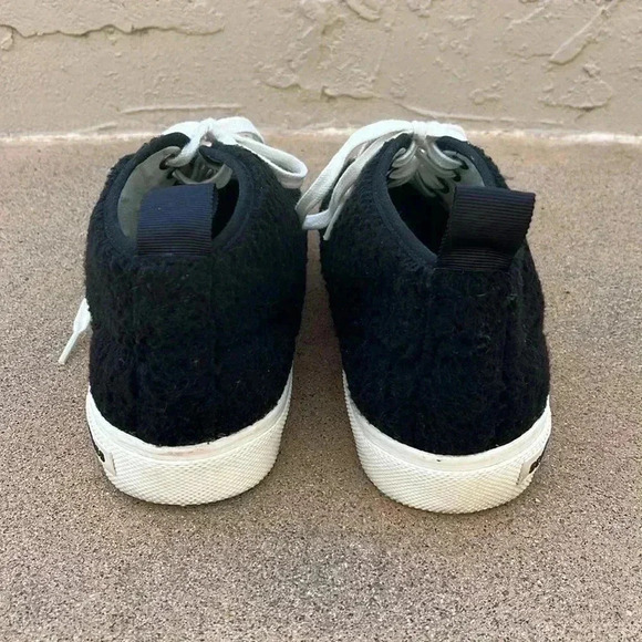 Seavees Legend 90 Black Recycled PET Shearling Shoes Sneakers Womens Size 10 - Picture 4 of 11